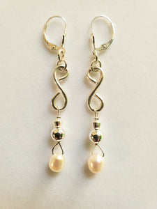 Sensuous Pearl Drop Earrings