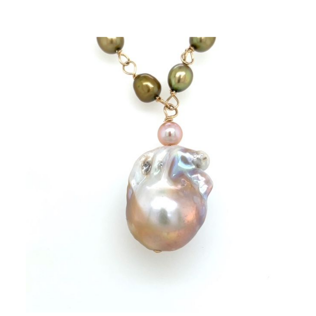 One-of-a-Kind Keishi Pearl Necklace