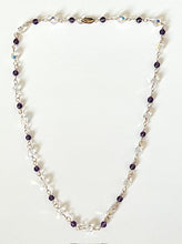 Amethyst Crystal Wire Wrapped Necklace