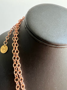 Dahlia Copper Necklace