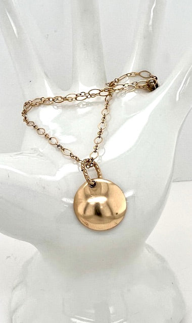 Gold Dome Necklace