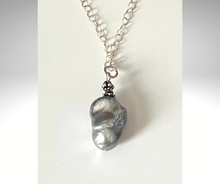 Baroque Gray Pearl Necklace