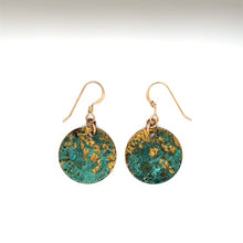 Patina Disc Earrings