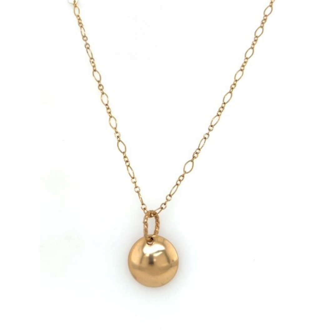 Gold Dome Necklace