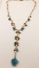 Sleeping Beauty Turquoise Drop Multi-Gemstone Necklace