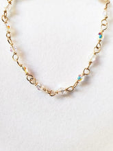 Petite Gold Crystal Link Bracelet