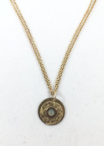 Chalcedony Medallion Necklace