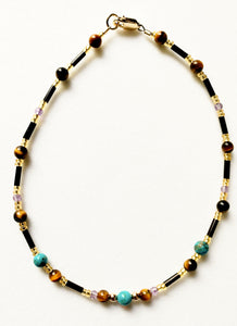 Tiger's Eye Ankle Bracelet