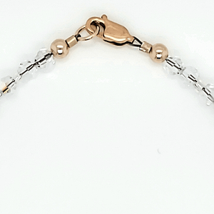 Rose Gold Crystal Ankle Bracelet