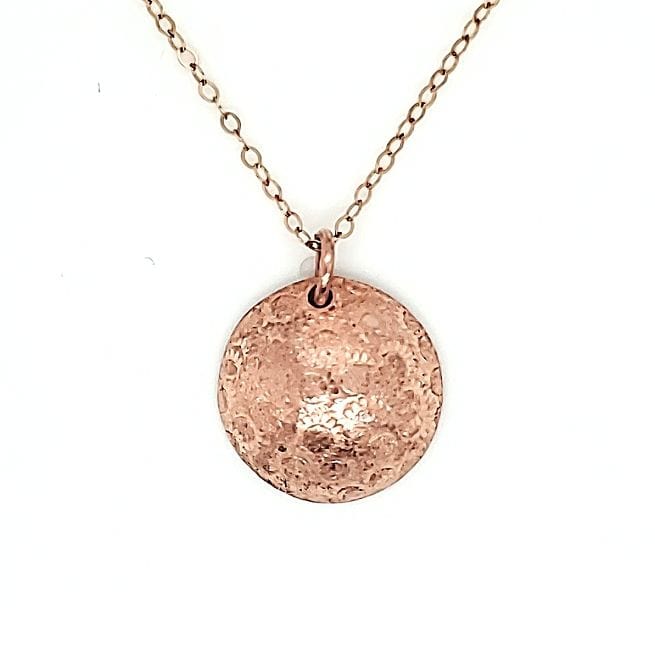 Copper Decorative Hand Stamped Necklace