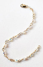 Petite Gold Crystal Link Bracelet