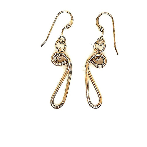 Sensuous Golden Earrings