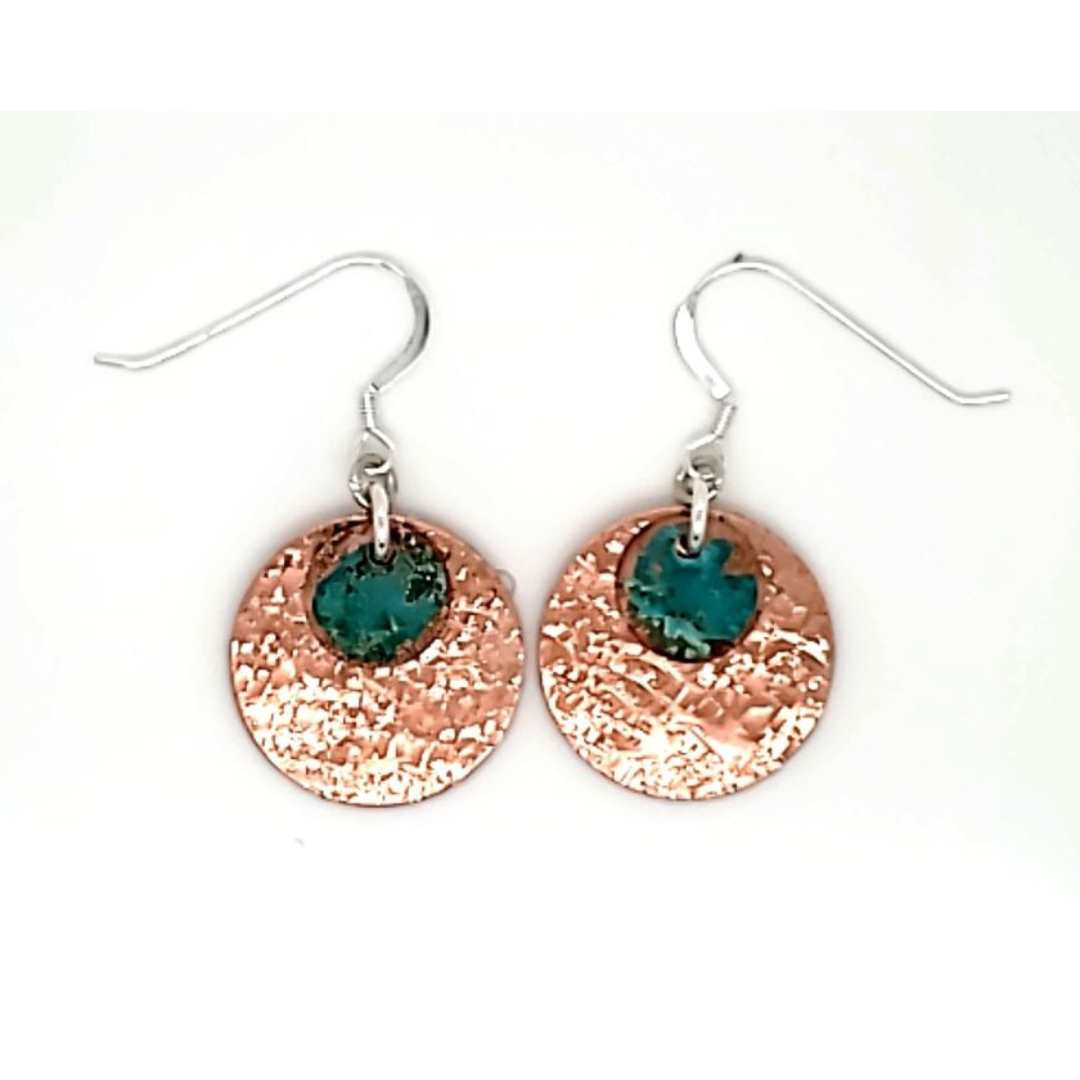 Copper Patina Earrings heartandsouldesigns