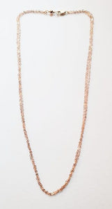 Rose Gold Fill Three Strand Necklace